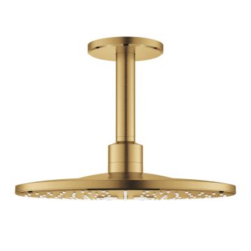 Palarie si brat de dus Grohe Rainshower SmartActive 310 cu 2 functii auriu periat Cool Sunrise