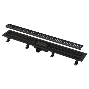Rigola de dus Alcadrain Simple 85 cm negru mat