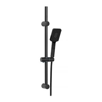 Set de dus cu bara Invena Nyks cu 3 functii negru mat