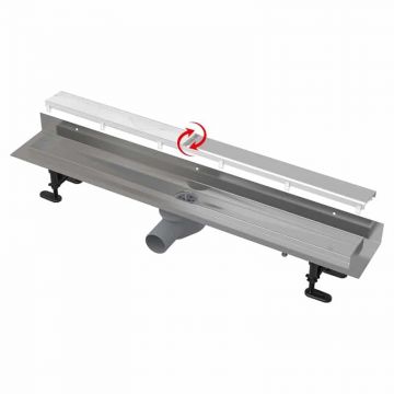 Set rigola dus faiantabila Alcadrain Fit And Go Wall 85 cm