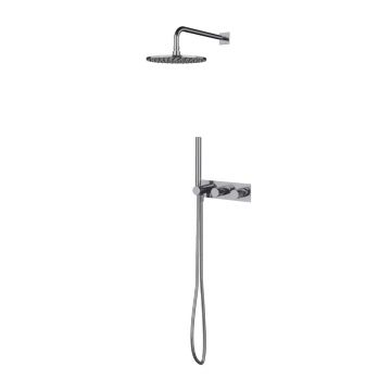 Sistem de dus incastrat cu baterie monocomanda Omnires Contour si para cu 1 functie