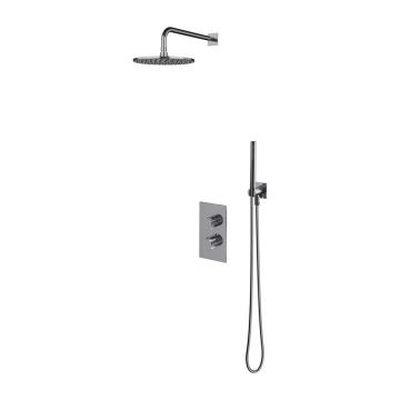 Sistem de dus incastrat cu baterie termostata Omnires Contour si para cu 1 functie
