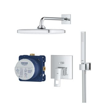Sistem de dus incastrat Grohe Eurocube New Tempesta 250 crom lucios