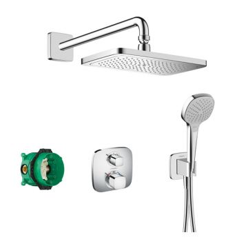 Sistem de dus incastrat Hansgrohe Croma E 280 Ecostat E crom lucios